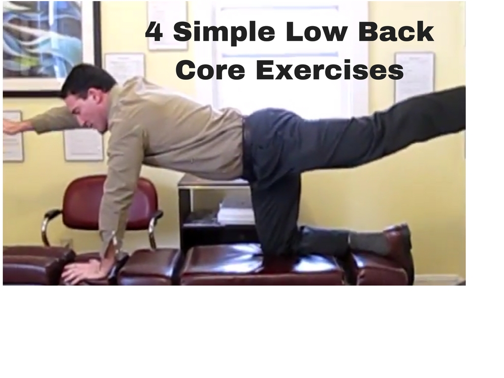 4 Simple Low BackCore Exercises - Hometown Family Wellness Center