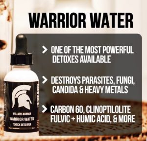 To lose weight it's important to detoxify with Warrior Water